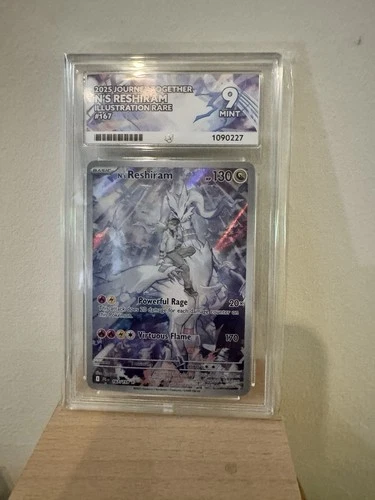 Pokémon TCG Ace 9 N's Reshiram Card 167/159 Journey Together