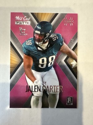 2023 Wild Card Matte Jalen Carter Xplode  /5 Pink Rookie