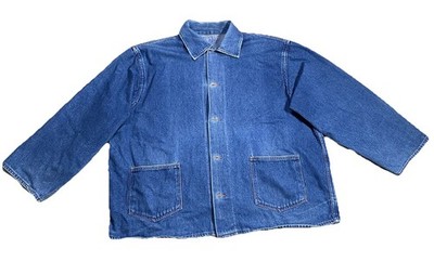 Vtg Coat Prison Issues Blue Jean Jacket California San Quinton State CDCR Inmate
