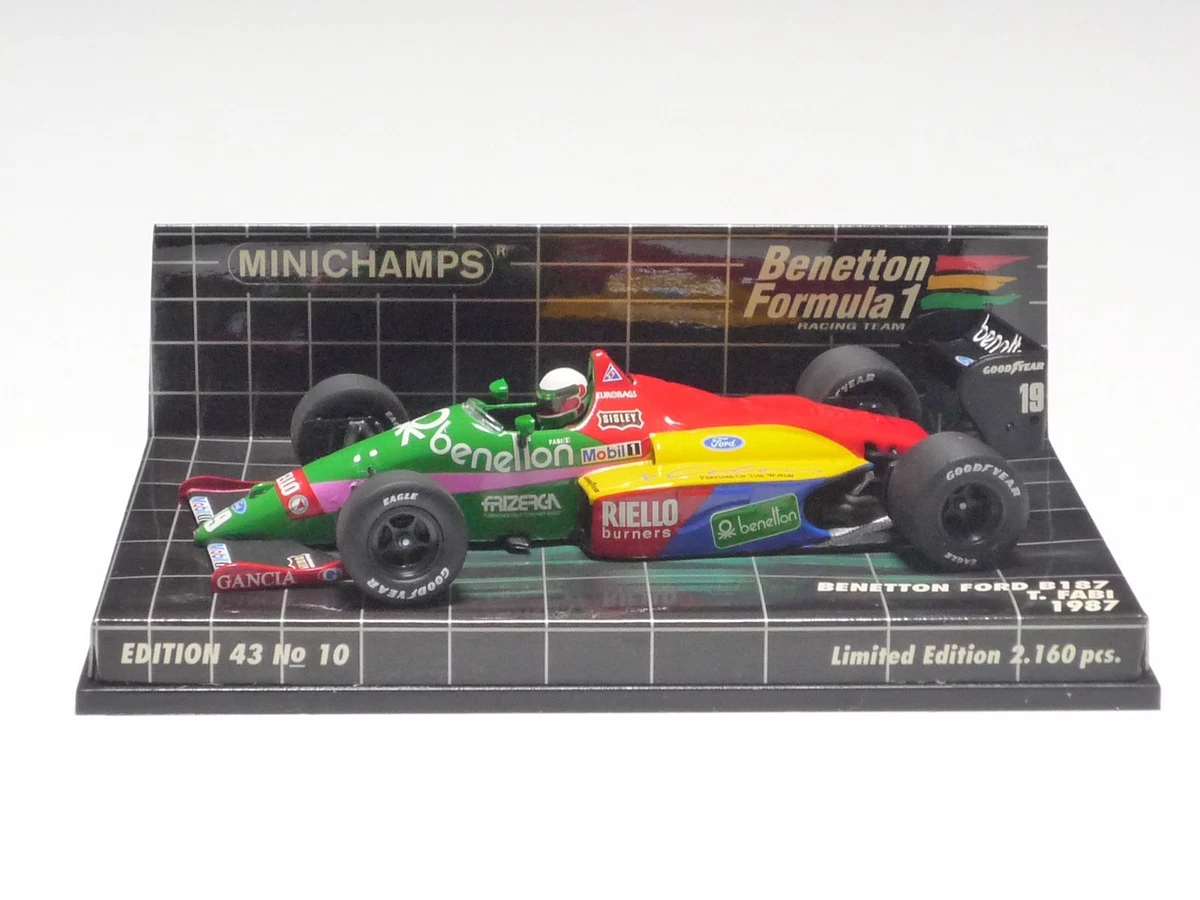 F1 BENETTON 1996 RENAULT BERGER Sportsystem 1/18 MINICHAMPS