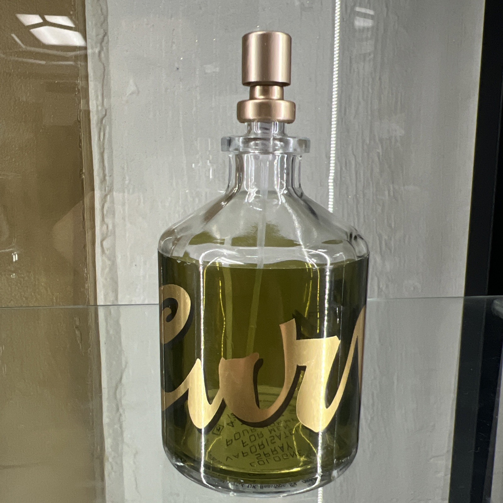 EMPTY BOTTLE Curve by Liz Claiborne 4.2 oz Cologne for Men E