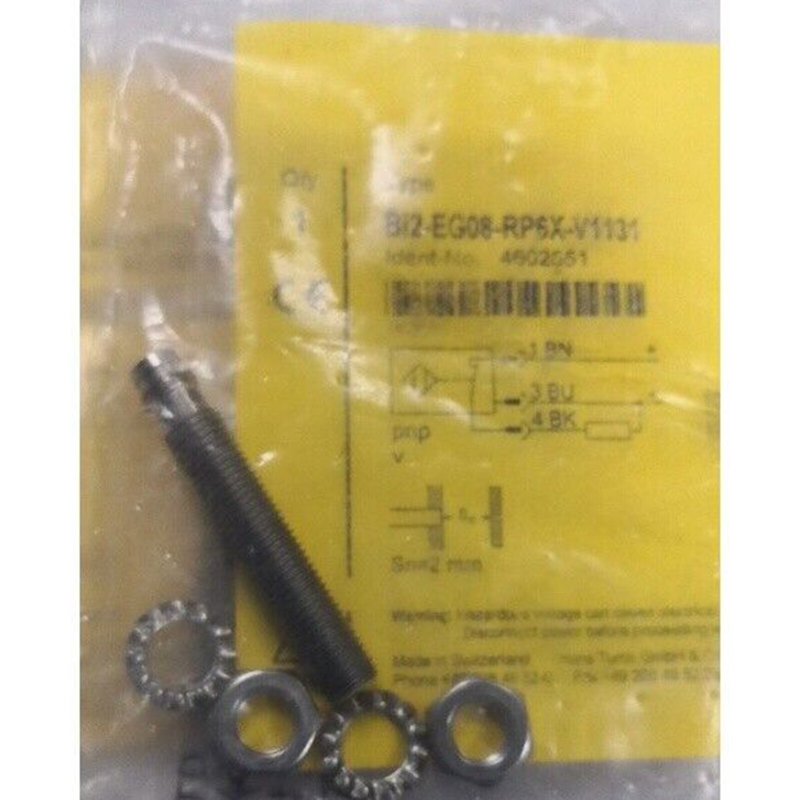 New Turck Bi2-EG08-RP6X-V1131 4602551 Inductive Sensor #LJ