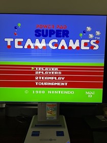 NES Powerpad w/ 2 Games - Tested - World Class Track Meet - Super Team Games