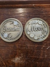 2 Batesville Casket LifeStories Funeral Medallion Magnet mother and grandmother