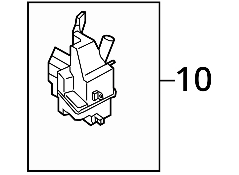 Wash Reservoir Fits 19-21 INFINITI QX50 212691 - Image 4 of 4