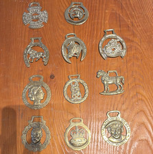 Brass Horse Brasses Collection Job Lot incl Coronation Elizabeth II 1953