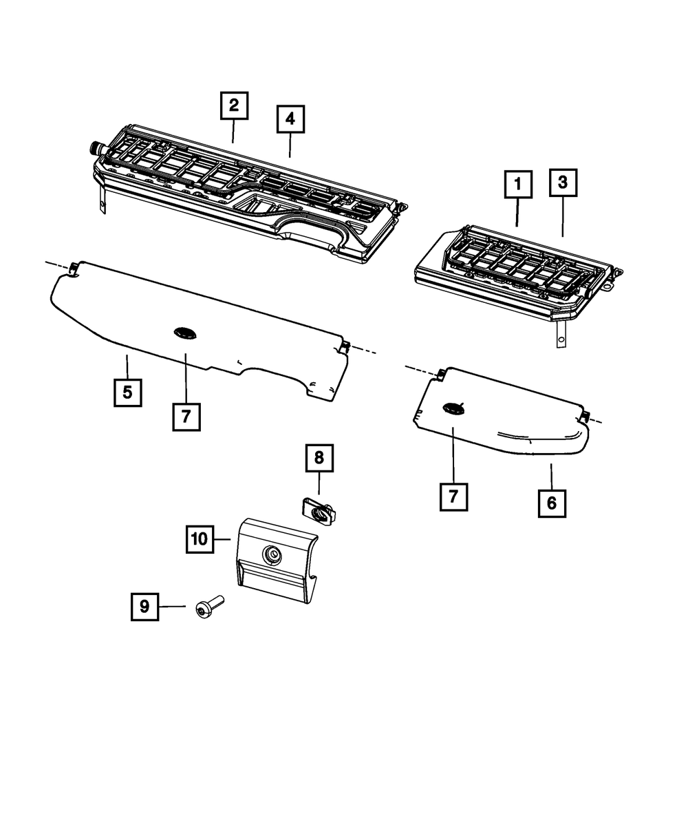 Genuine Mopar Load Floor 5NU251U7AA
