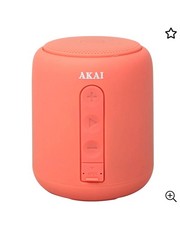 AKAI Portable Bluetooth Speaker. Playtime: 2 Hours With USB Charging Cable. New.