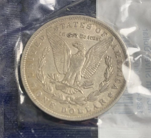 1884-O Morgan Silver Dollar - Littleton Sealed Very Fine