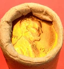 1946-S BU /  1943 TAILS OLDER ROLL LINCOLN WHEAT CENT PENNY SAN FRANCISCO WRAP