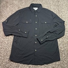 Poncho Shirt Men's Large Slim Fit Western Pearl Snap The Piedras Negras