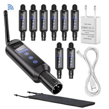 Trasmettitore DMX wireless e 8 ricevitori batteria per DJ Show Moving Head luce palco