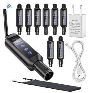 Wireless DMX Transmitter & 8  Akku Empfänger für DJ Show Moving Head Bühnenlicht