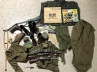 1964 G.I. Joe Marine Soldier Army Clothes Accessories Boots Rifles Nice Lot