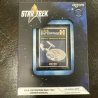 Star Trek 2024 USS Enterprise Silver 1oz Coin by Agoro Mintage 1,000