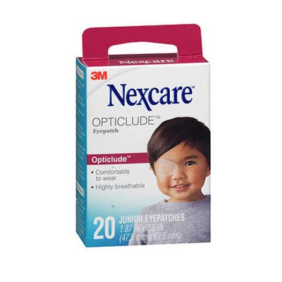 Opticlude Eye Patches Junior 20 Count By Nexcare