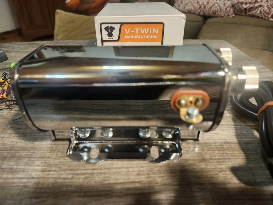 V-Twin Mfg. Chrome 6 Volt Ignition Coil For Harley Davidson 1936-1947 - Image 2 of 4