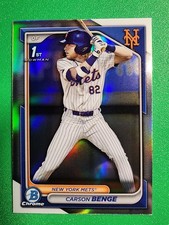 2024 Bowman CHROME CARSON BENGE 1ST ROOKIE RE...