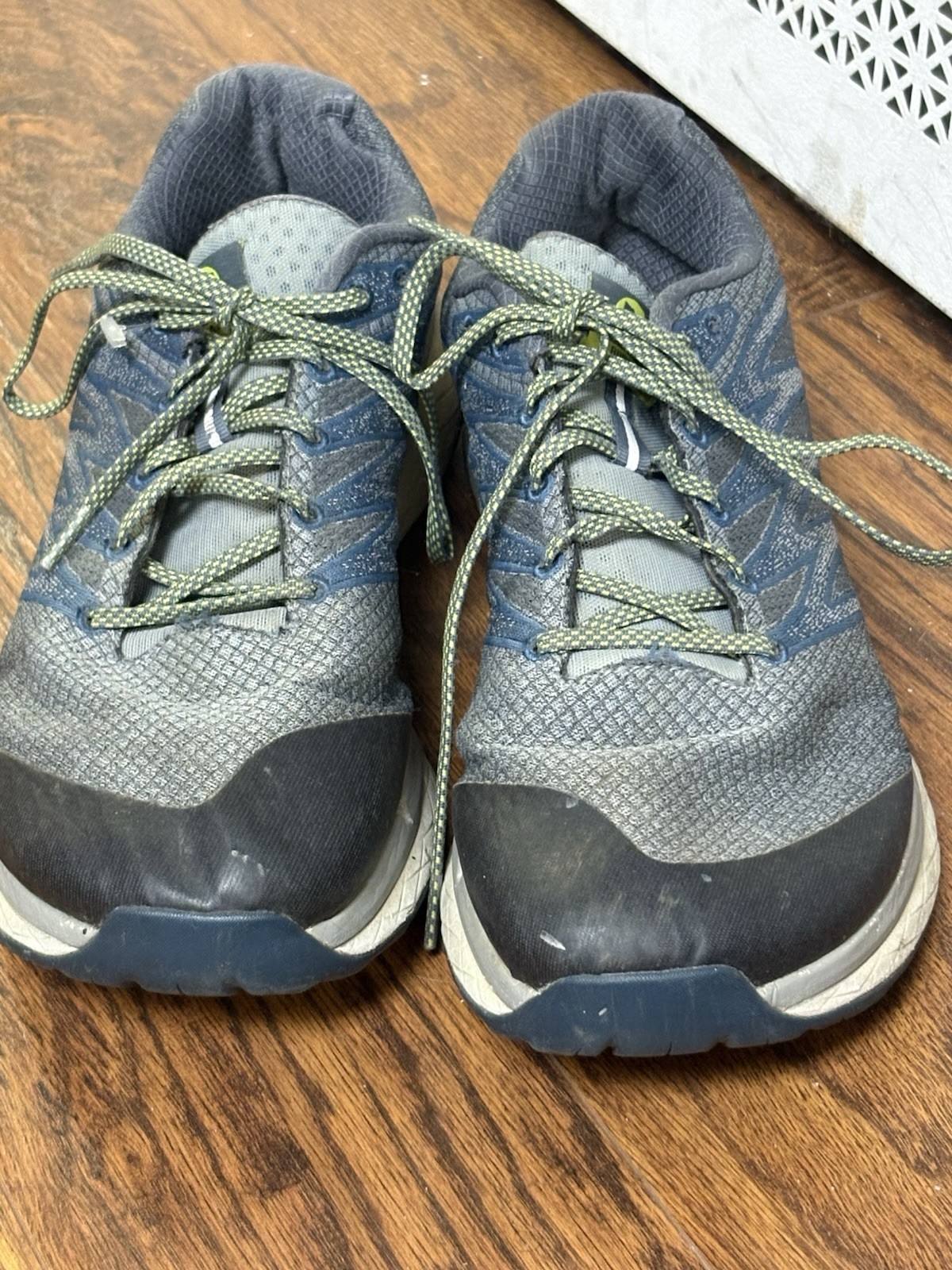 Scarpe da corsa Merrell Bare Access Trail Vibram grigio chiaro blu uomo taglia 11