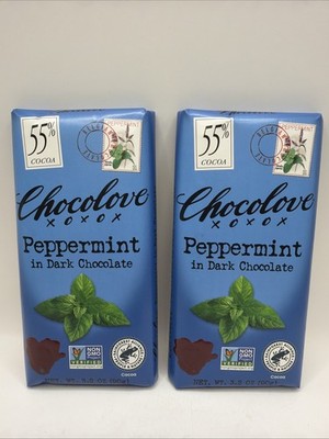 2x Peppermint in Dark Chocolate, 55% Cocoa, 3.2 oz (90 g) 4/27