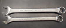 New Two Blackhawk Usa Sae Combination Wrenches 1-18 1-14- Free Ship