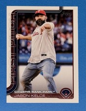 2025 Topps First Pitch Jason Kelce #FP-1 Philadelphia Phillies NM-MINT