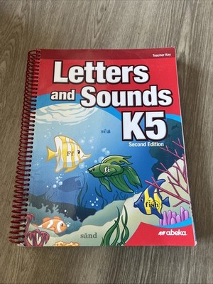 Abeka Letters and Sound K5 Second Edition Teacher Key Spiral-Bound