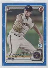 2020 Bowman 1st Edition Blue Foil 45/150 Nick Bennett #BFE-140 s7f