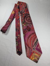 London Fog Vintage Polyester Men's Tie abstract Made In USA