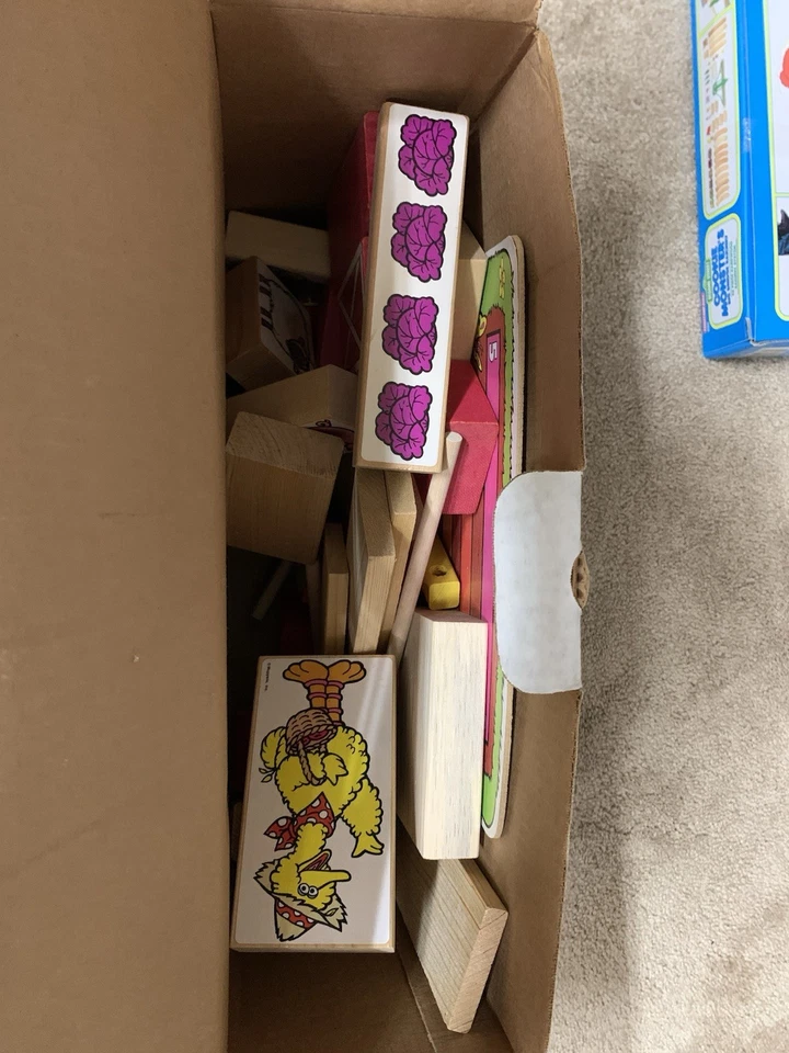 Sesame Street Creative Farm Wooden Blocks No.765 NEW - Image 3 of 4