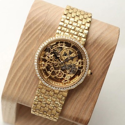 Vacheron Constantin Patrimony Squelette 33mm 43502 18k Yellow Gold Watch