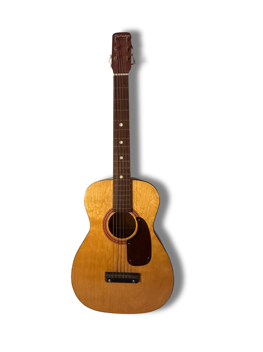 Silvertone アコースティックギター ブラウングラデーション Silvertone 319 Series 1961 Acoustic Guitar Blonde w/ Case Original