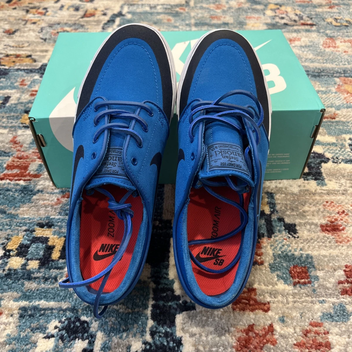 Nike Zoom SB Stefan Janoski Canvas Blue | eBay display picture 3