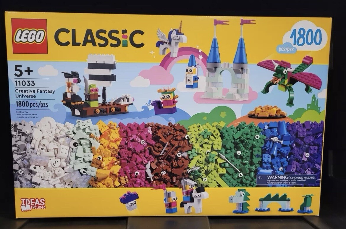 LEGO Classic Creative Fantasy Universe Set 11033 1800 pieces