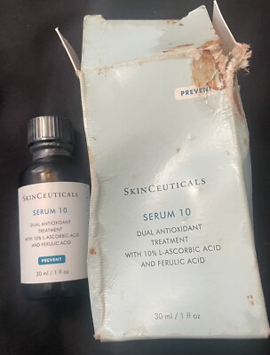 Skinceuticals Serum 10 Full Size Sealed 30ml 1 Ounce Damaged Box Please Read!!!
