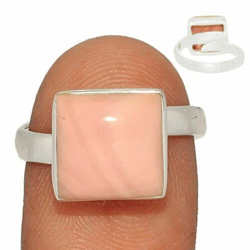 Anelli di lusso rosa di pietra principale opale