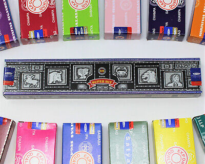 Satya Nag Champa Best Seller #1 Incense Sticks Set: Bulk Lot of 6