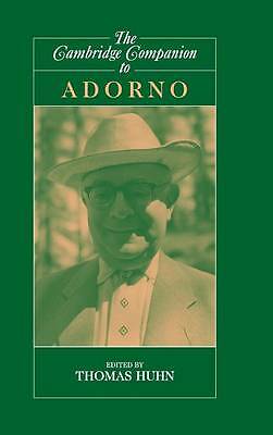 The Cambridge Companion to Adorno Huhn Hardback Cambridge University Press
