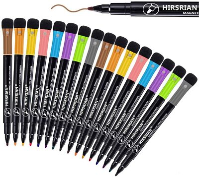 Marqueurs le moins cher Magnétiques Effaçables à Sec, Stylos Marqueurs Tableau Blanc Magnétique 8 Couleurs avec Effacement
