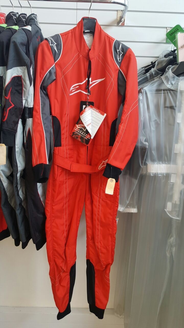 Tuta da corsa Go Kart Cordura NERO-ROSSO-BLU - Prezzo offerta