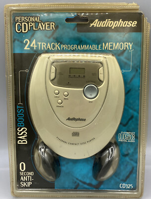 洋楽 Player Mentality First Class CD Audiophase Model CD325 CD Player, Anti-Skip Bass Boost