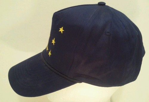 Sombrero Alaska Azul Bordado Estrellas Doradas Snapback Ketchikan Dockside Exclusivo - Imagen 2 de 7