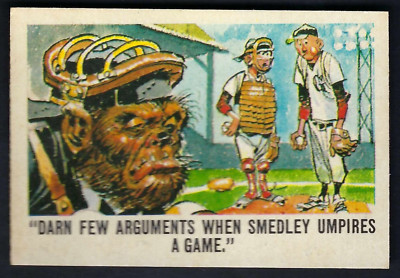 A & B C GUM - YOU'LL DIE SMEDLEY (COLOUR) - #38 DARN FEW ARGUMENTS WHEN SMEDLEY
