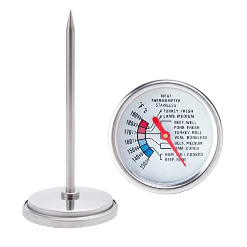Meat Thermometer 2.4 inch Large Dial Poultry BBQ Meat Thermometer-2.4 Inch Dial-image