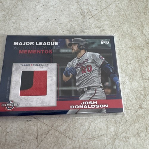 2022 Topps Opening Day Josh Donaldson Major League Mementos Patch Twins - Picture 3 of 6