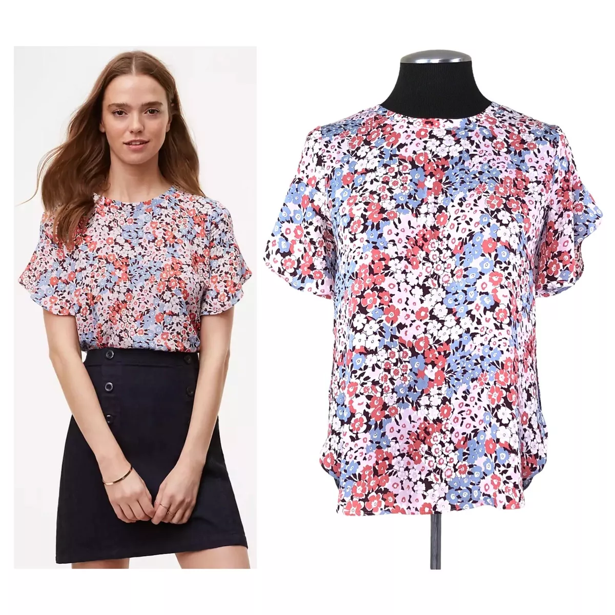 Loft petal hotsell sleeve top