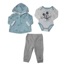 Mickey Mouse Baby 3-Piece Jacket Set Size 6M