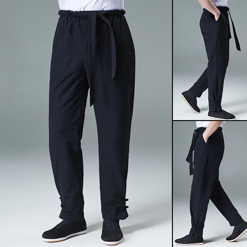 【新品未使用】SIIILON Kung Fu pants Solid Kung Fu Pants | Best Chinese Clothing