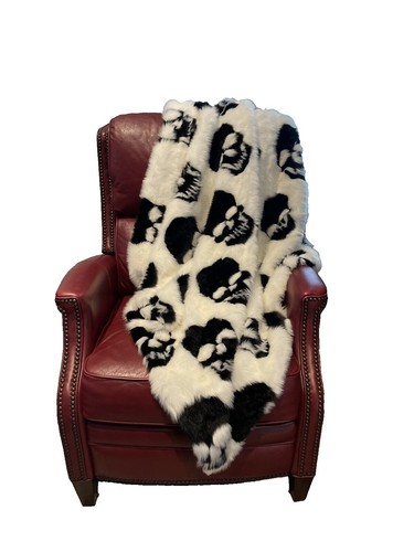 Weighted Blanket Lotus Karen Faux Fur Throw Blanket Cream White