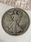 1917-D OBV WALKING LIBERTY SILVER HALF DOLLAR ~VG/ FINE ~NICE COIN~B10